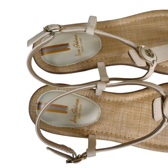 Sam Edelman Womens 8.5 Gigi Signet  Leather Sandal in Modern Ivory NEW - Picture 7 of 10